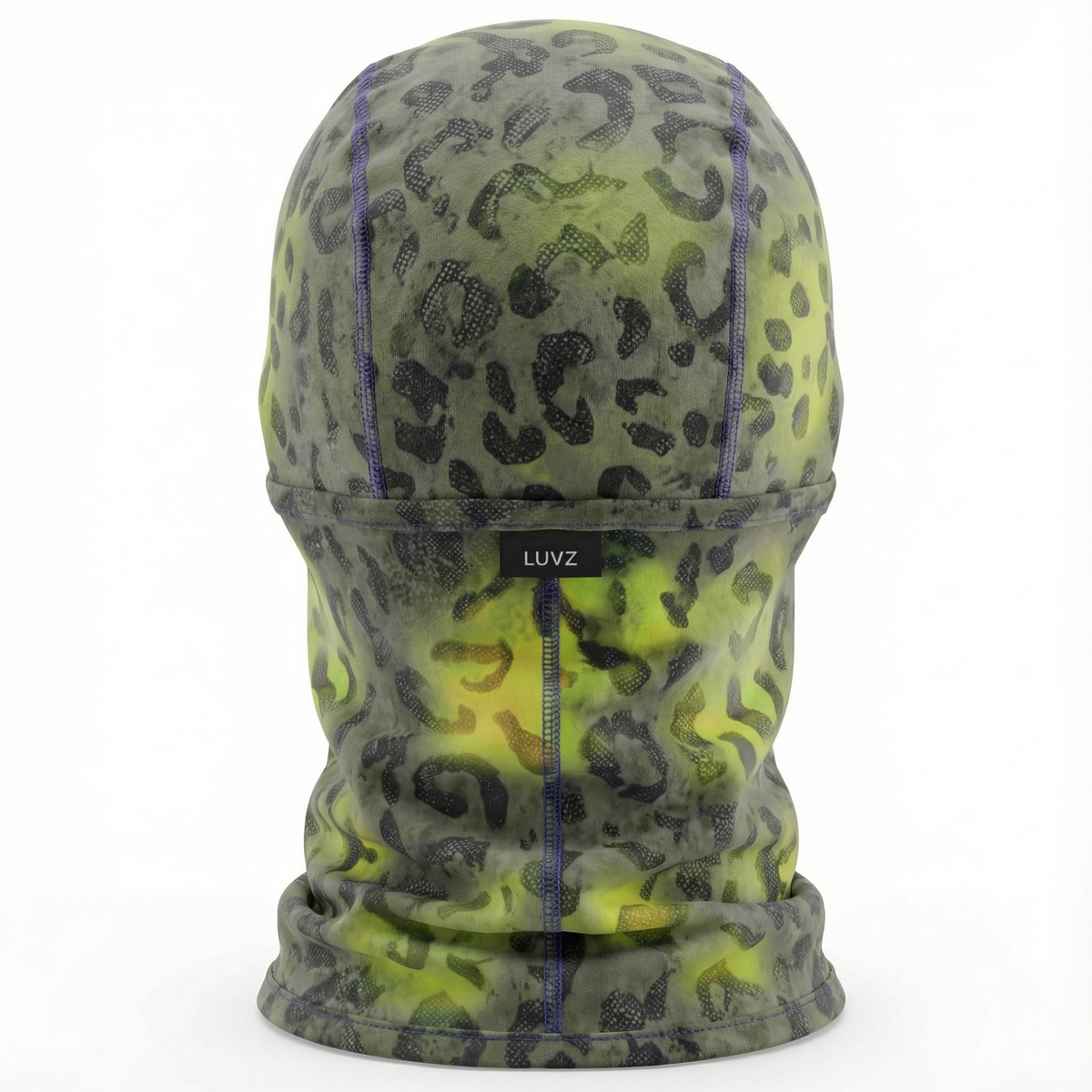 LUVZ CAMO heat-reactive balaclava, back view